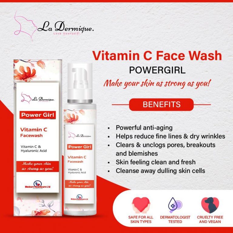 VITAMIN C AND HYALURONIC ACID FACE WASH