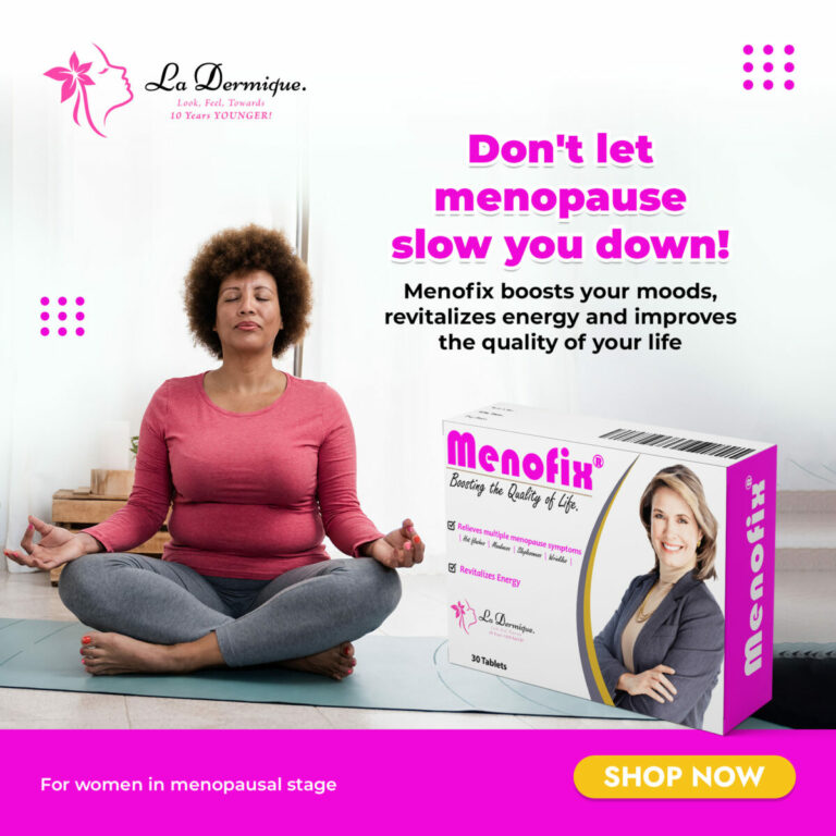 Menofix: Natural menopause relief - La Dermique Skin Care